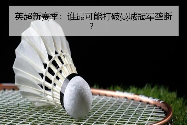 英超新赛季：谁最可能打破曼城冠军垄断？